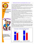 University of Davis Reading Study Statistics